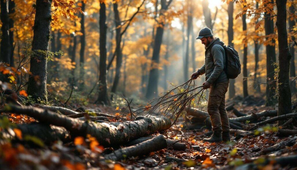 Ramasser du bois en forêt pour se chauffer : ce que dit la loi